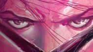 Close up on Elektra form Marvel Comics - Image via: Marvel | Edited by Beatrix Kondo of Soap Central